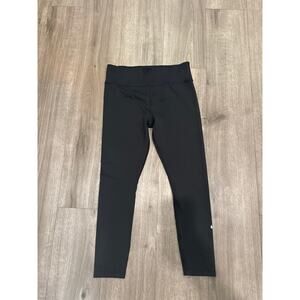 Nike Leggings Black w/ White Swoosh Women's Size Large